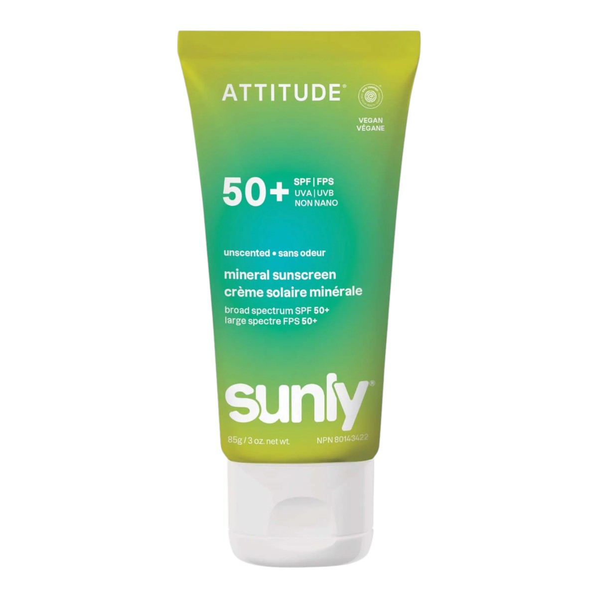 Attitude - Odorless Sunly Mineral Sunscreen - SPF 50