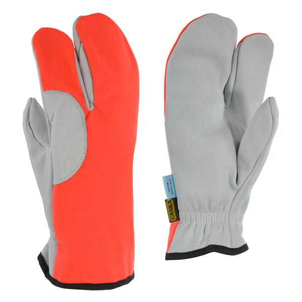 10/4 Job - Men's One Finger Mitts for Chainsaw Users