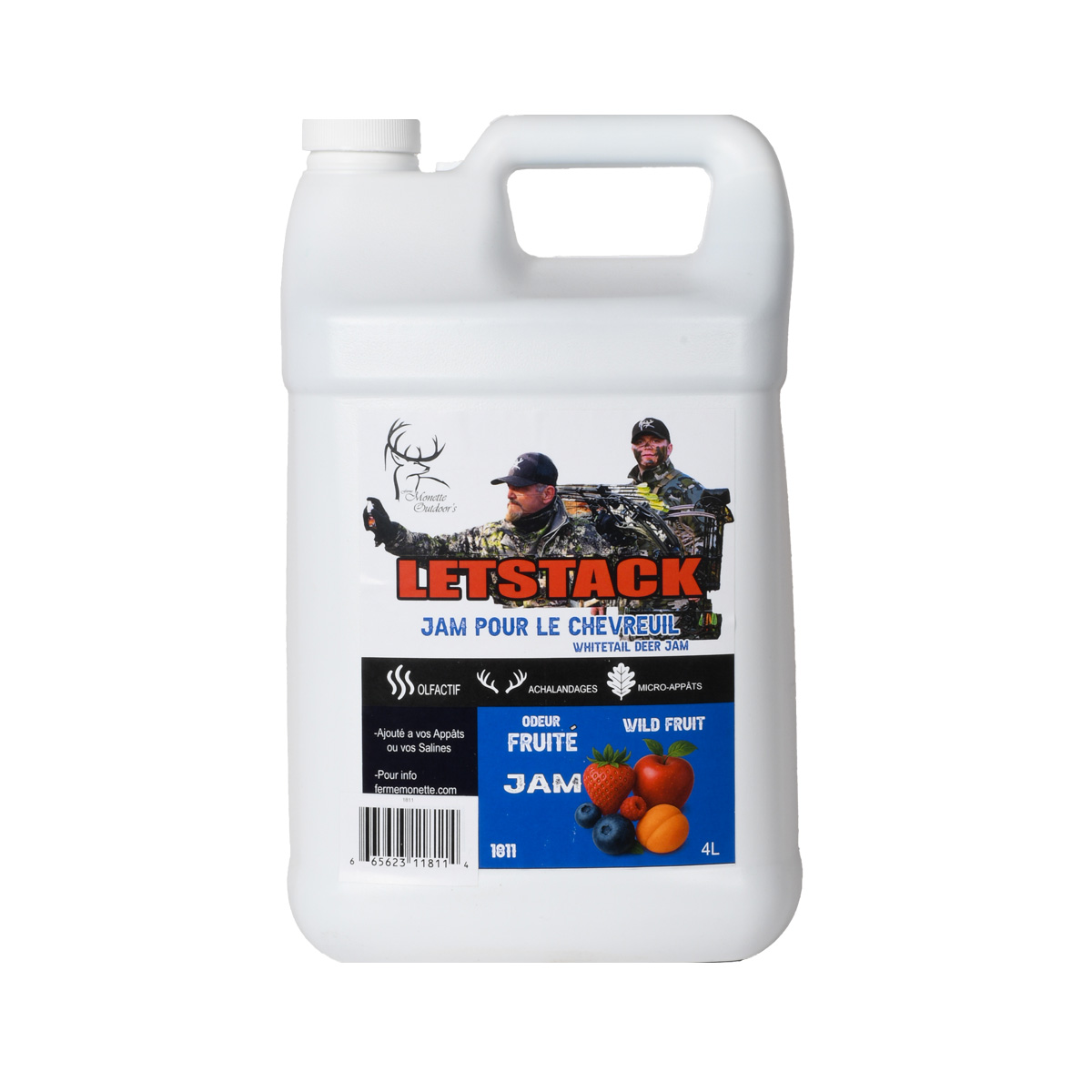 Ferme Monette Outdoor's - Letstack Fruit Jam for Deer