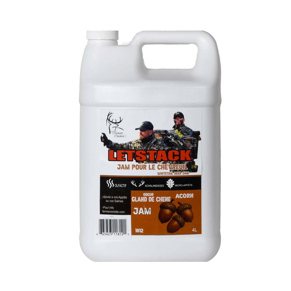 Ferme Monette Outdoor's - Oak Acorn Jam for Deer Letstack