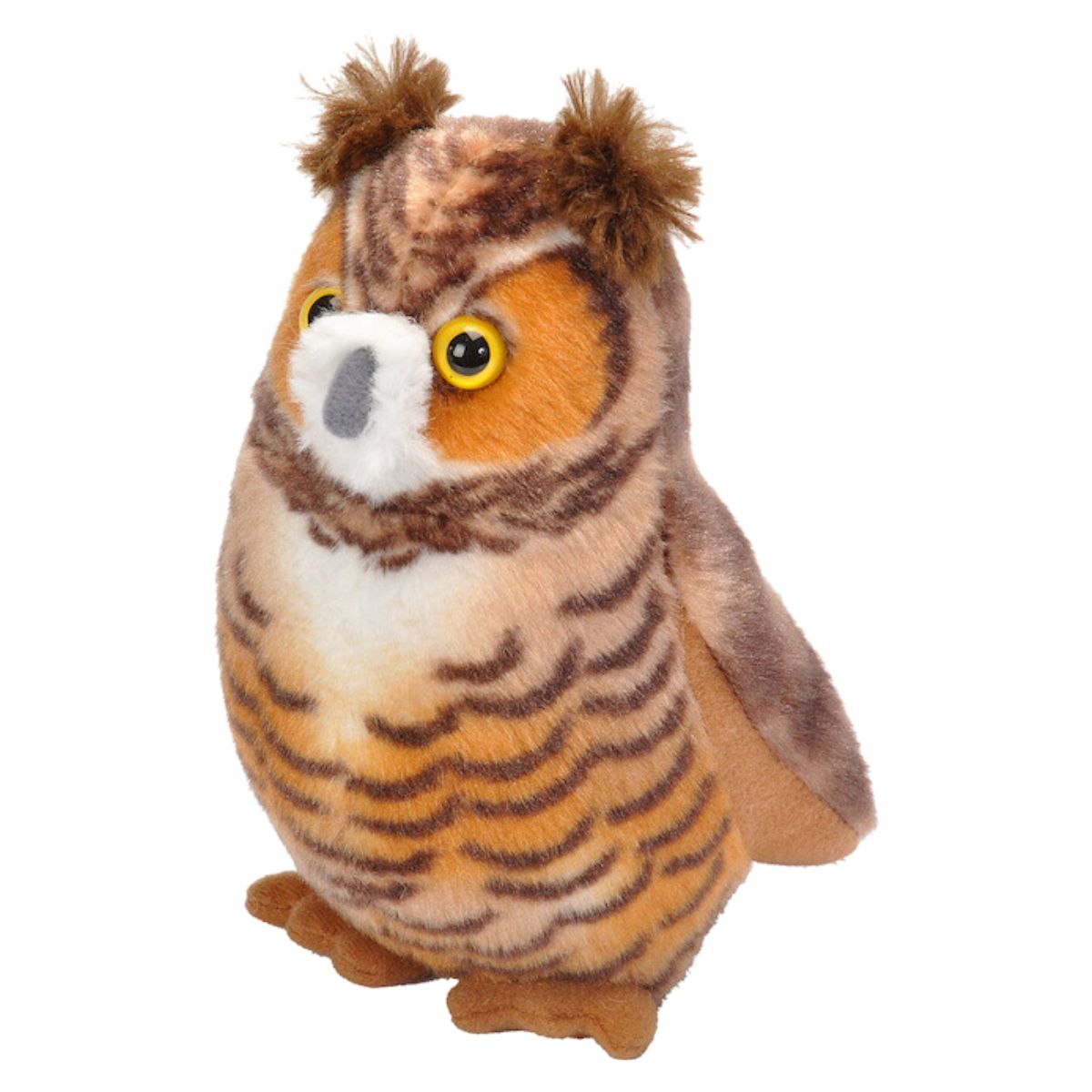Wild Republic - Great Horned Owl Stuffed Animal 5"