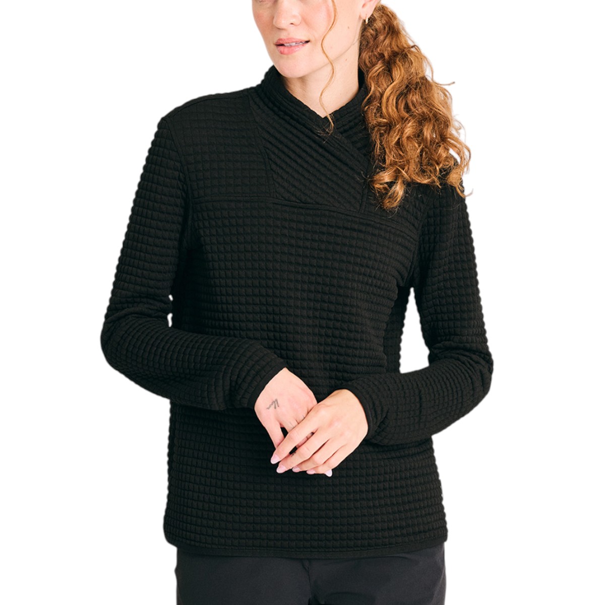 Chlorophylle - Chandail Kellas à col montant pour femme