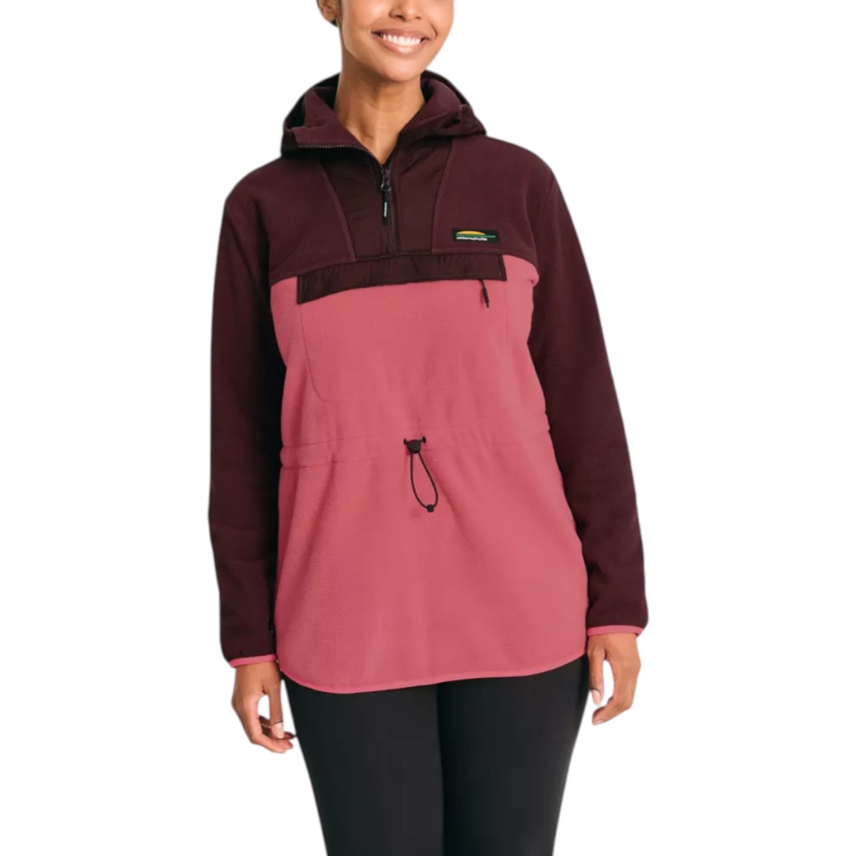 Chlorophylle - Veste à demi fermeture éclair Apica Vintage en polaire pour femme