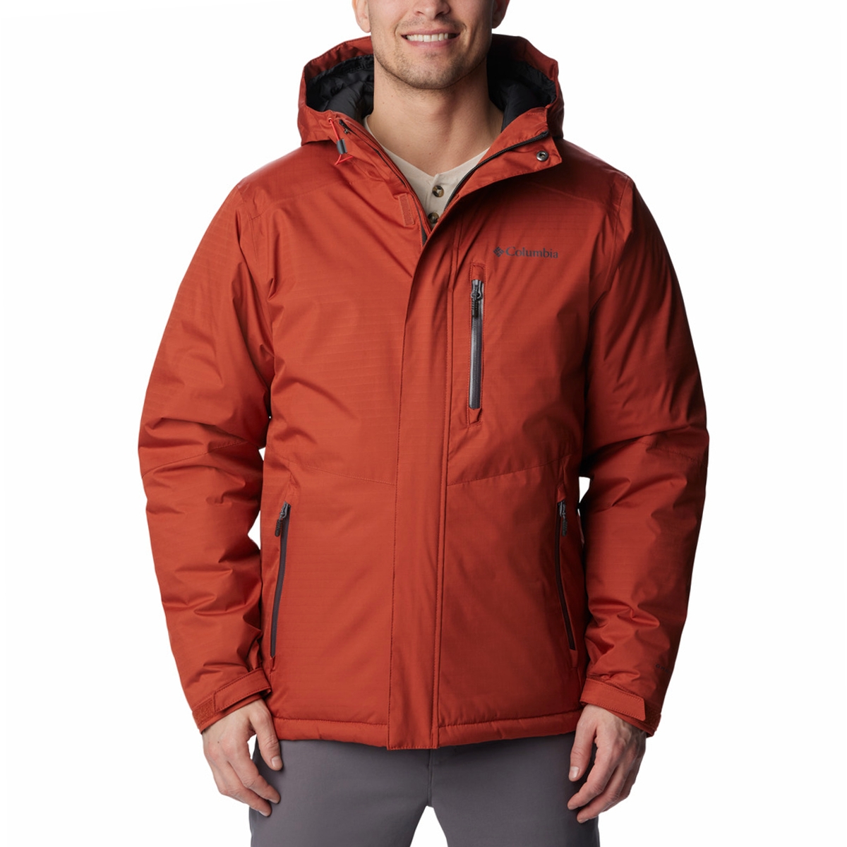 Columbia men's insulated rain on sale jacket