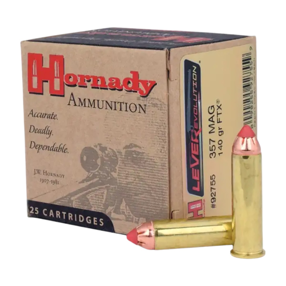 Hornady - LeveRevolution 357 MAG 140 GR, Flex Tip eXpanding (FTX)