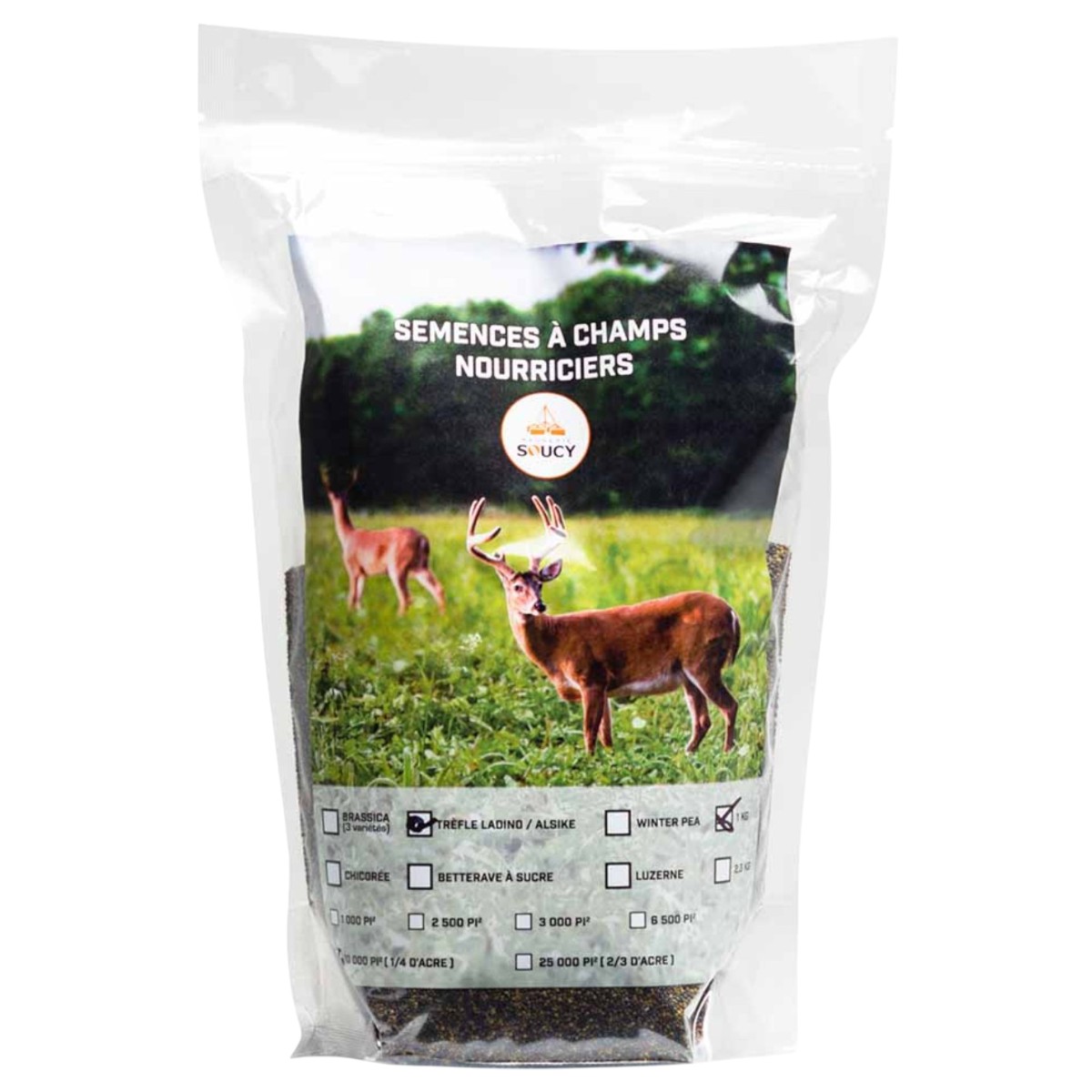 Meunerie Soucy - Field Feed Seeds White Clover Ladino/Alsike 1 kg