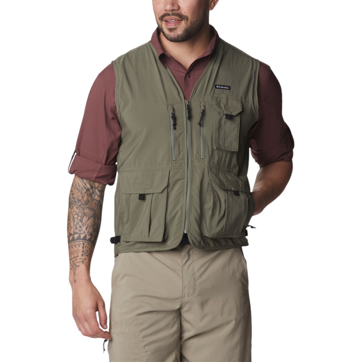 Columbia - Veste sans manches utilitaire Silver Ridge pour homme