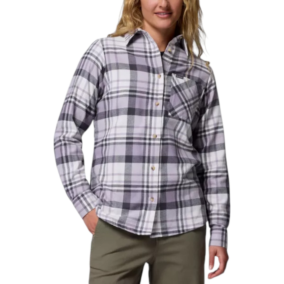 Columbia - Chemise en flanelle à manches longues Calico Basin pour femme