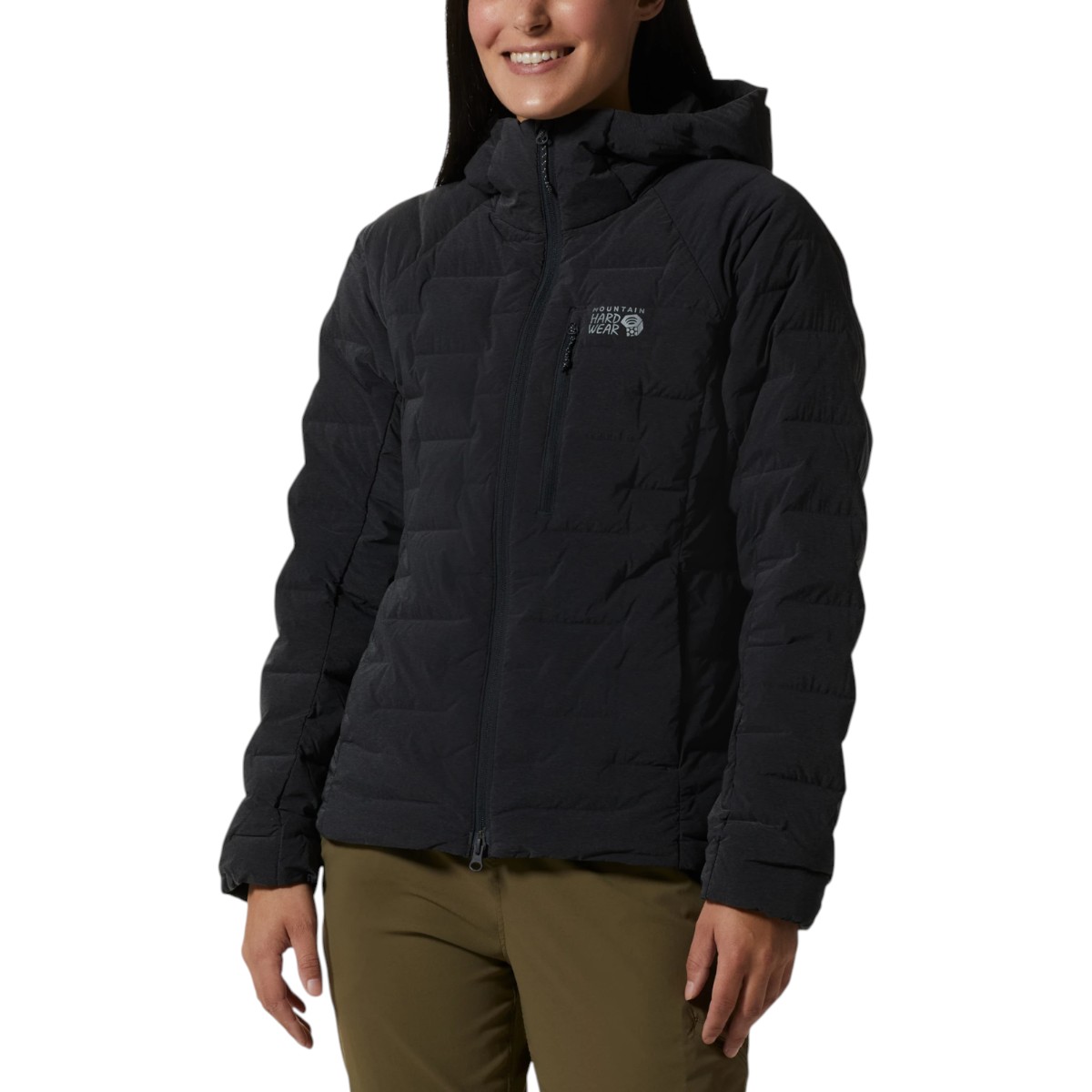 Mountain Hardwear - Veste à capuchon Stretchdown pour femme