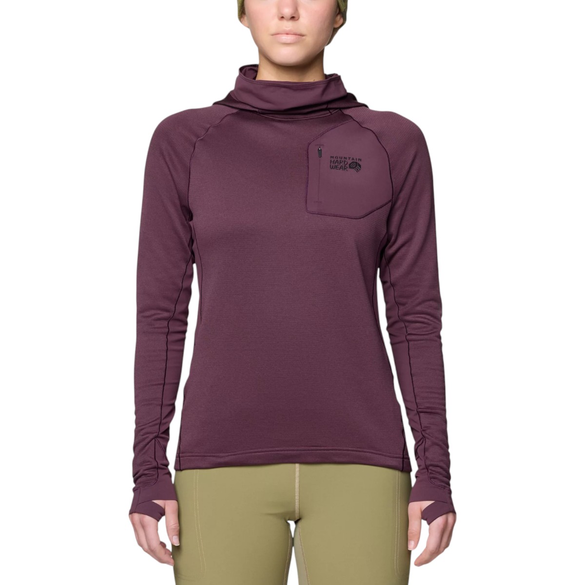 Mountain Hardwear - Chandail à capuchon en polaire technique Up First™ pour femme