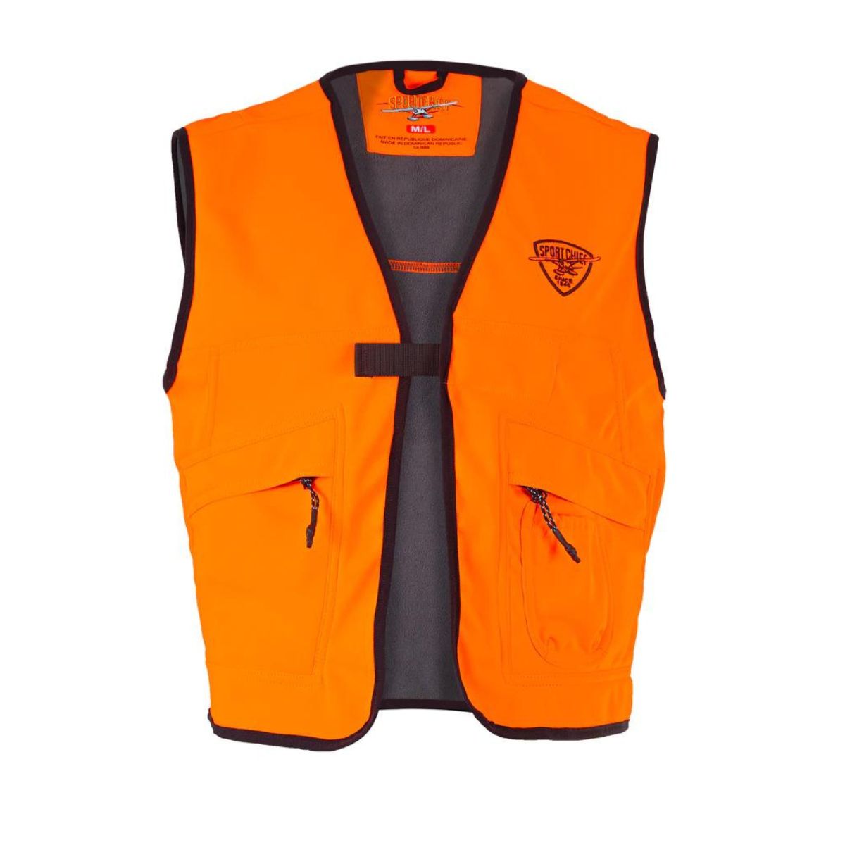 Sportchief - Men's "The Hunting Beast" Orange Hunting Safety Vest