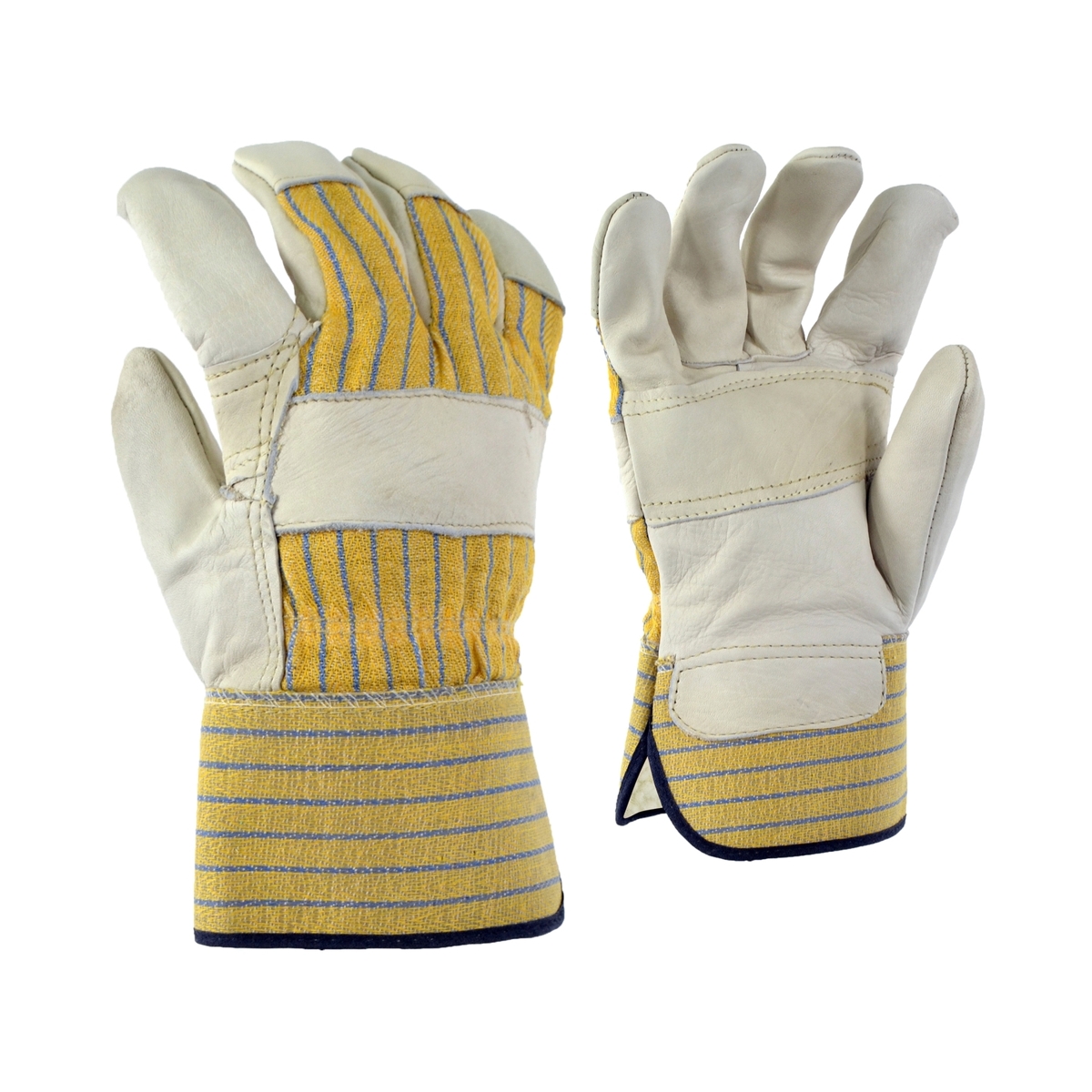 10/4 Job - Gants de travail doublés en cuir 24-50-B pour homme