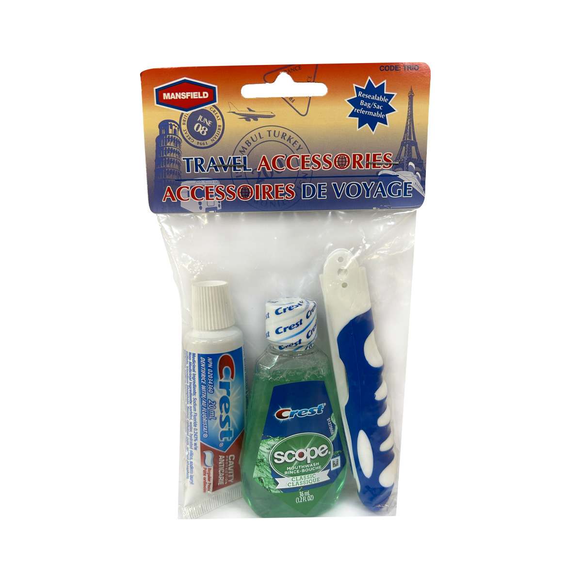 Non-specifiée - Dental Travel Kit - 3 pieces