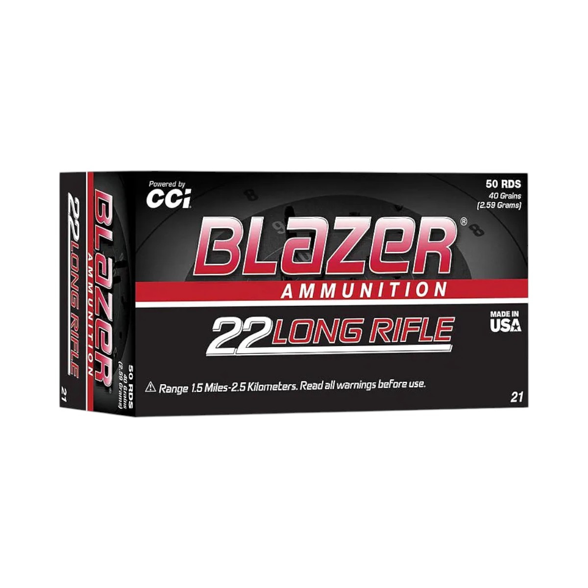 CCI Ammunition - Blazer 22 LR 40 GR