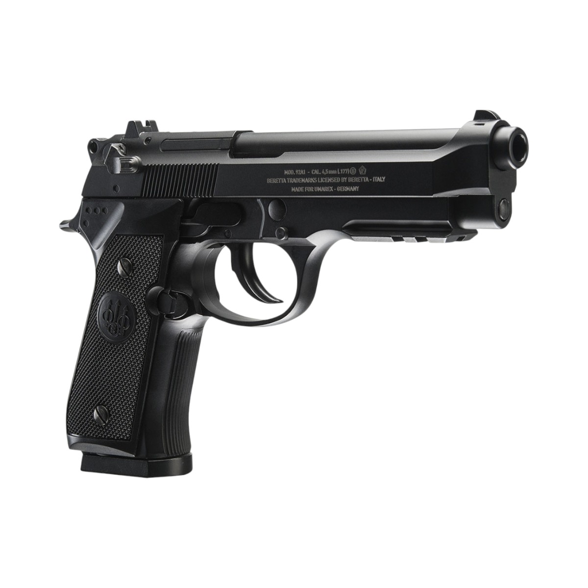 M92 FS Nickel/Wood Air Pistol - Beretta | Latulippe