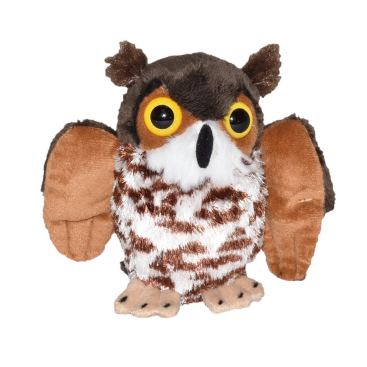 Wild Republic - 5" Great Horned Owl Stuffed Animal