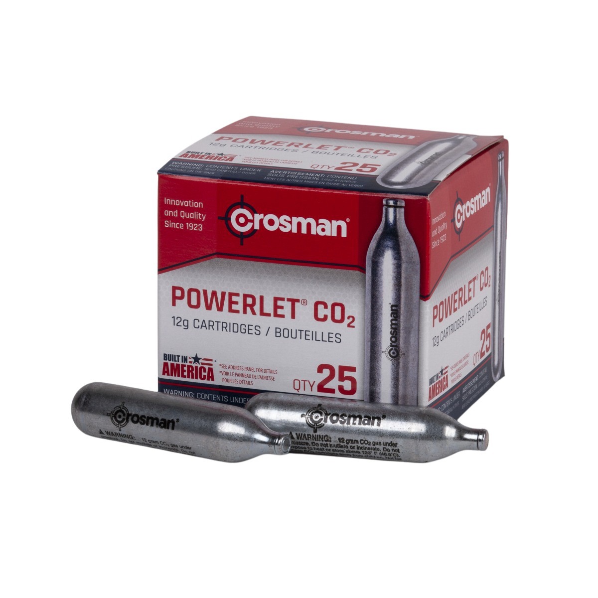 Crosman - Ensemble de cartouches de CO2