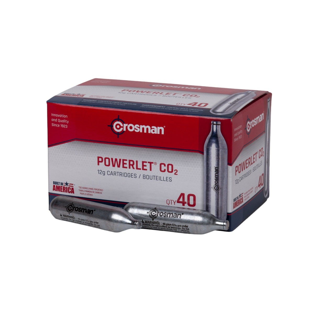 Crosman - Ensemble de cartouches de CO2