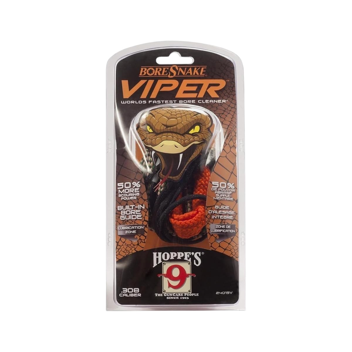 Hoppe's 9 - Boresnake .308 - .30 Viper Rifle Bore Cleaner