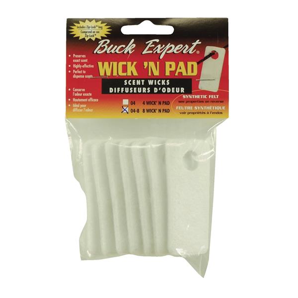 Buck Expert - Set of 8 Wick'n Pad Scent Wicks