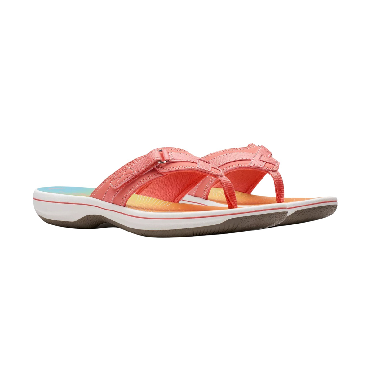 Women's Clarks Breeze Sea Flip Flop - Walmart.com