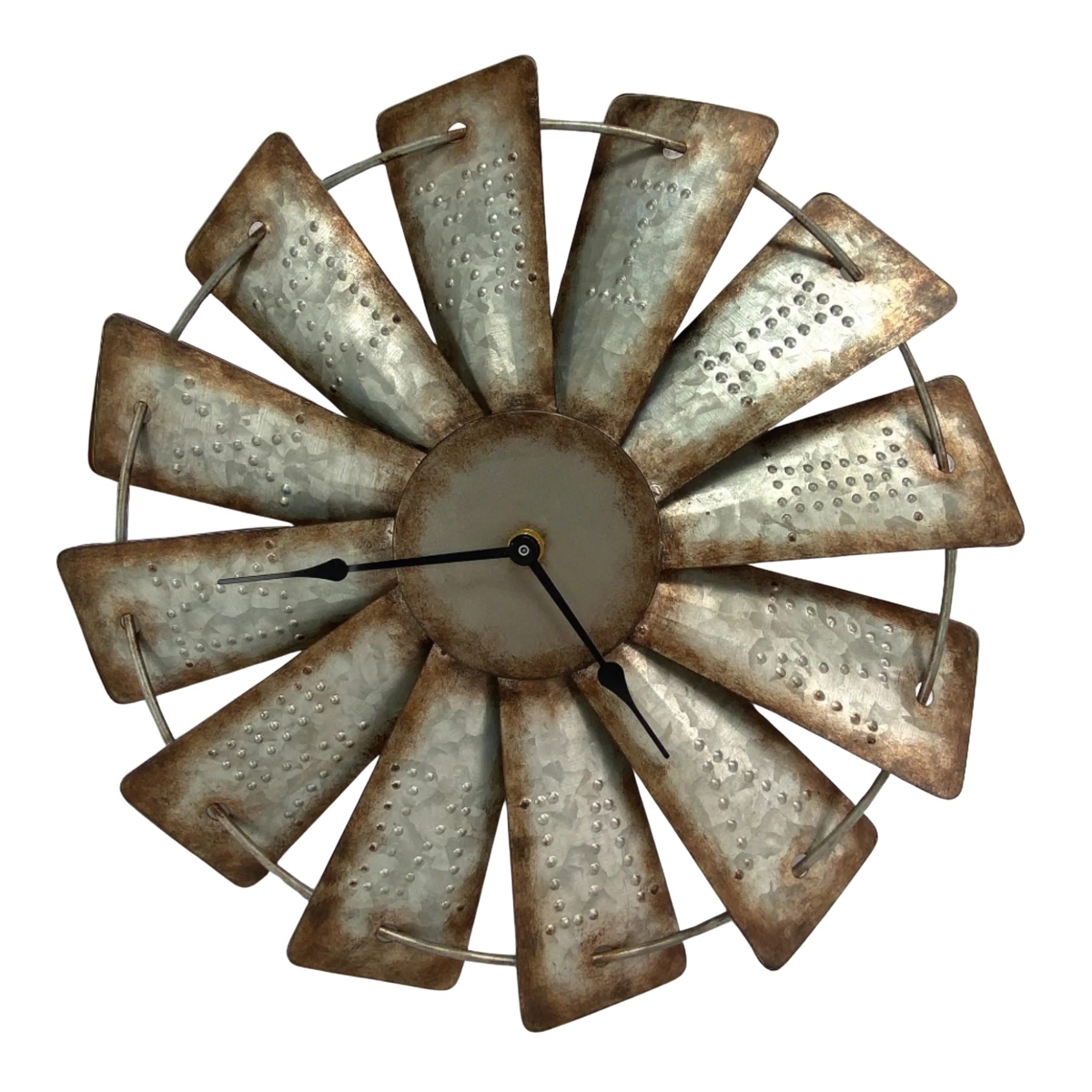 Rivers Edge Products - 15-inch Clock - Windmill