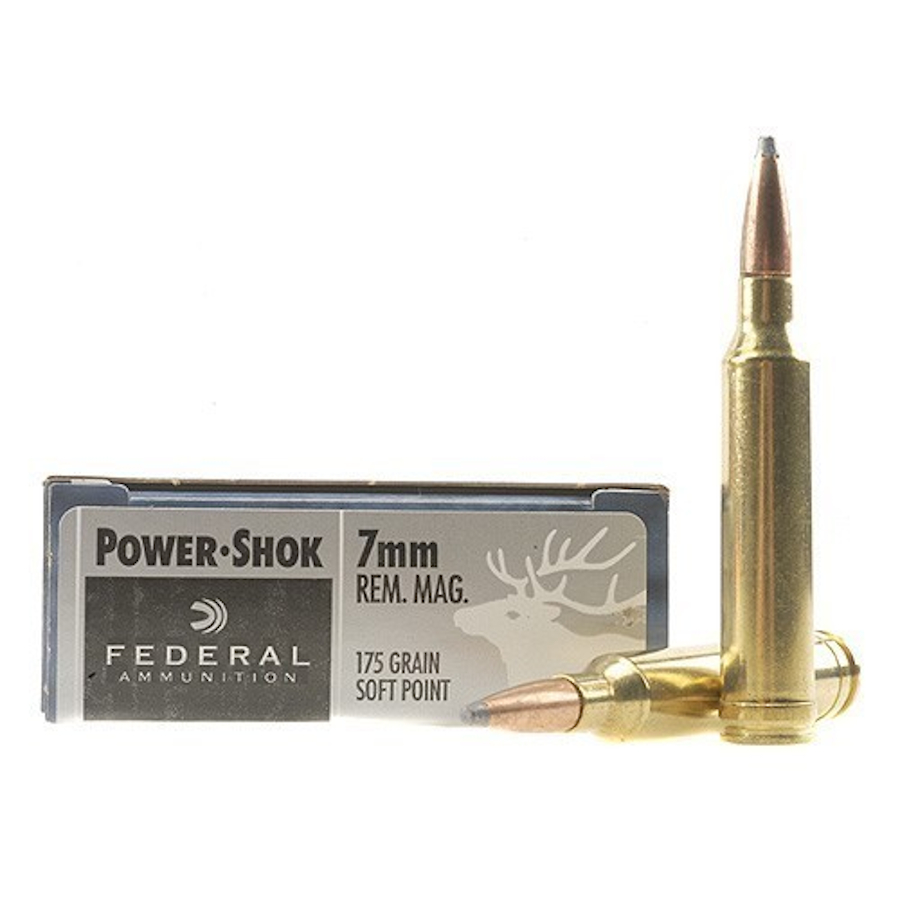 Federal Ammunition - Power-Shok SP 7MM REM MAG 175 GR