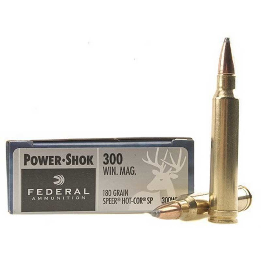 Federal Ammunition - Power-Shok SP 300 WIN MAG 180 GR