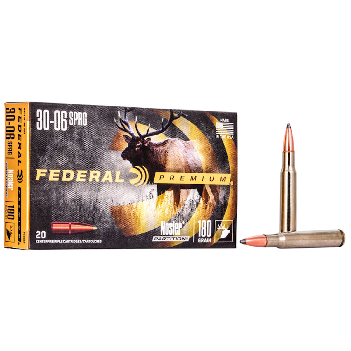 Federal Ammunition - Nosler Partition .30-06 Springfield 180 GR