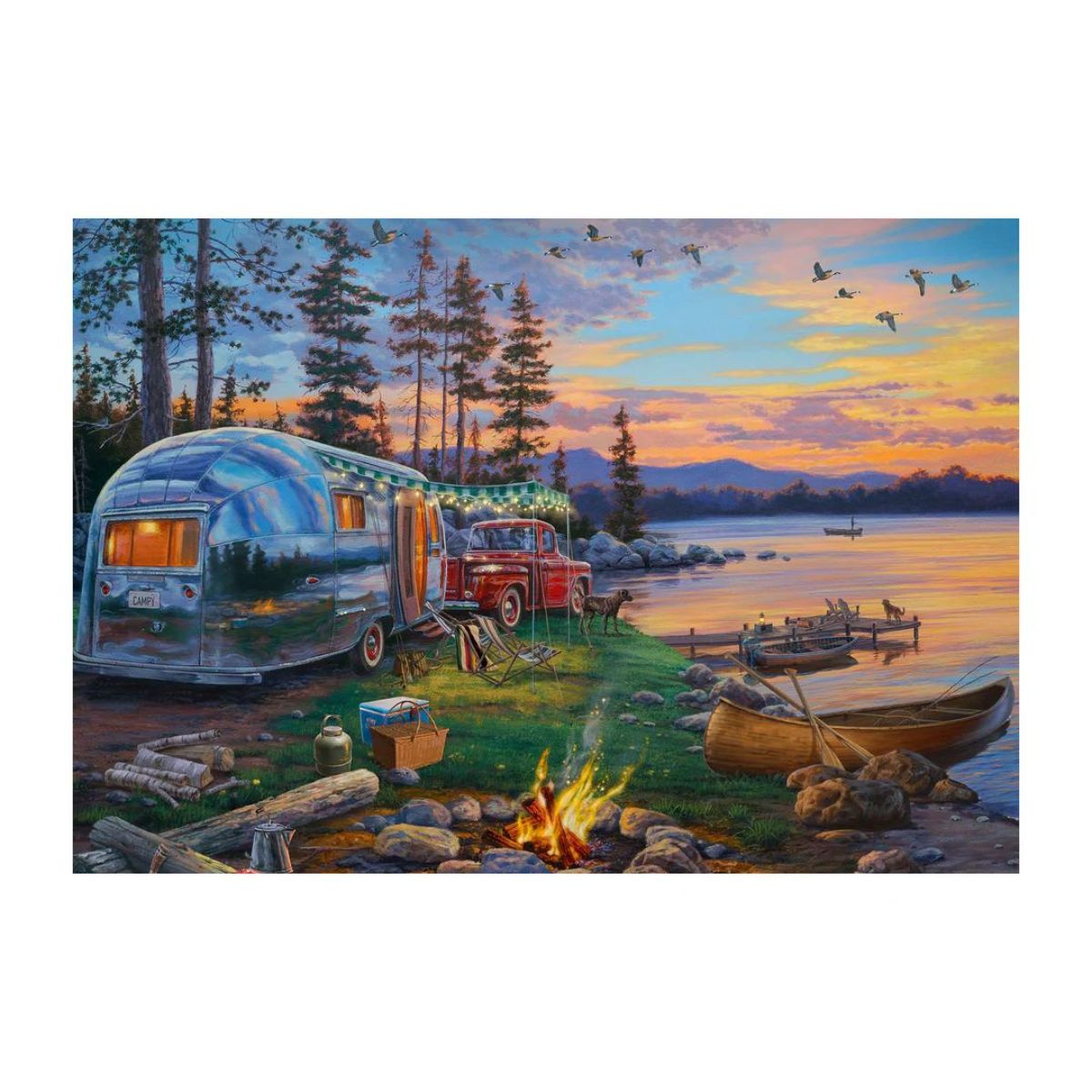 Rivers Edge Products - Camper / Truck 24" x 16" LED Canvas