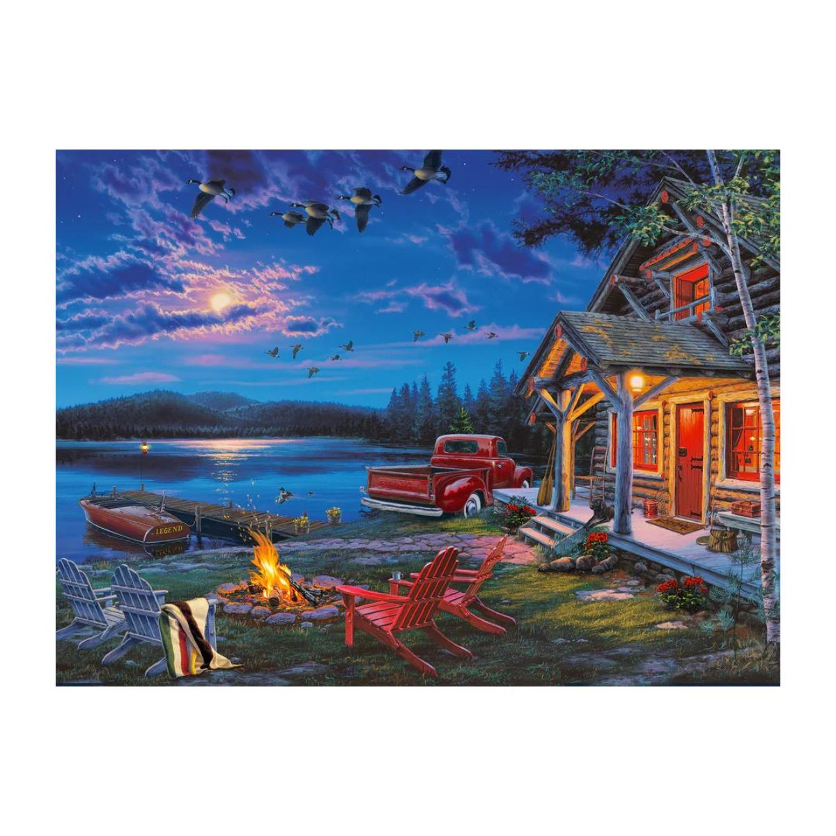 Rivers Edge Products - The Perfect Way 16" x 12" LED Canvas