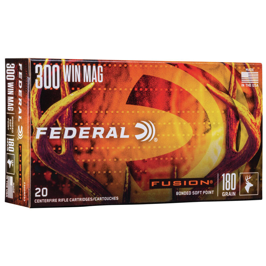 Federal Ammunition - Fusion 300 WIN MAG 180 GR