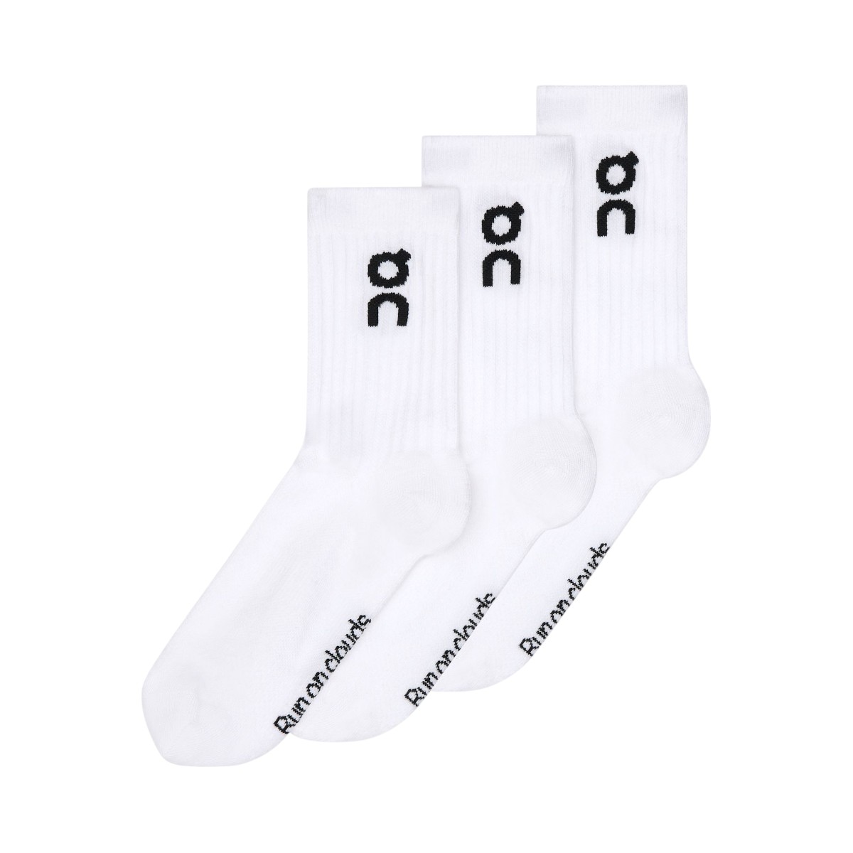 On Running - High Socks with Logo - 3 pairs