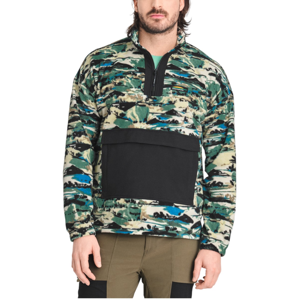 Chlorophylle - Men's Denali Fleece Half-Zip Sweater