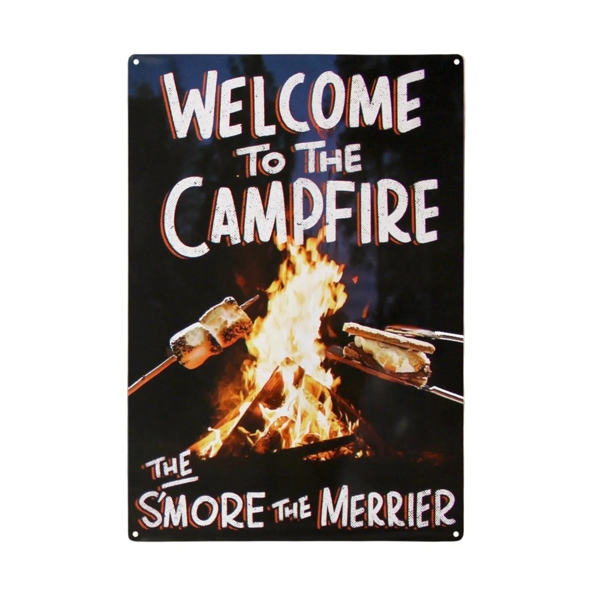 Rivers Edge Products - The Smore The Merrier 12x17'' Metal Tin Sign