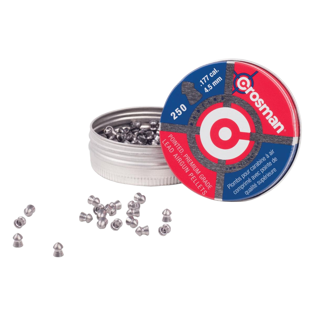 Crosman - 250-Pack 177 CAL Pointed Pellets