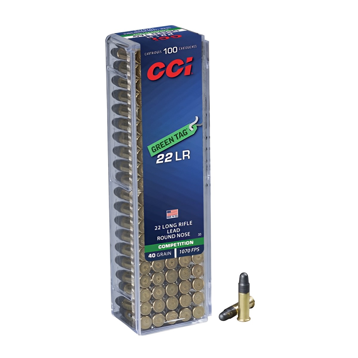 CCI Ammunition - Green Tag 22 LR 40 GR