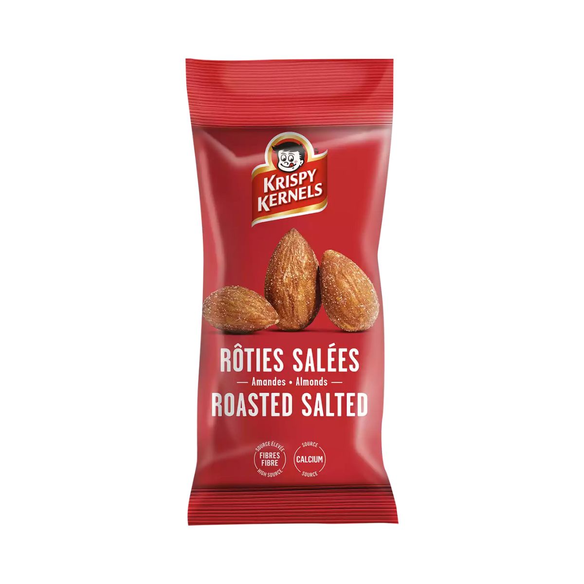 Krispy Kernels - Roasted Salted Almonds - 60 g