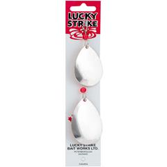 Leurre Lucky Strike Premium Devil, rouge et blanc 1,5 po