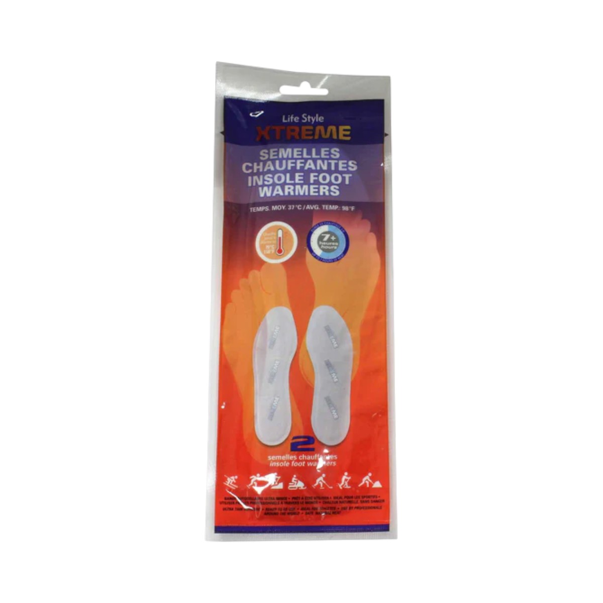 Life Style - Xtreme Insole Foot Warmers - 7 Hours (2 Units)