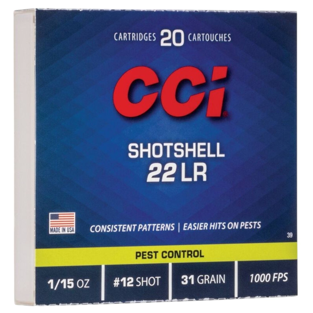 CCI Ammunition - Shotshell 22 LR 31 GR
