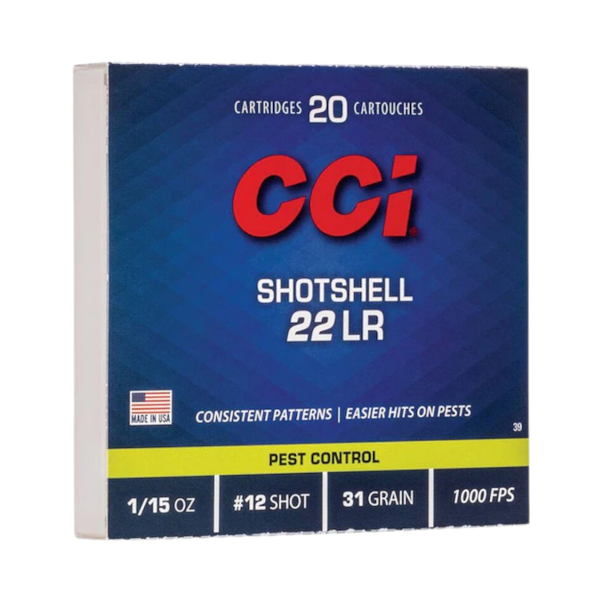 CCI Ammunition - Shotshell 22 LR 31 GR