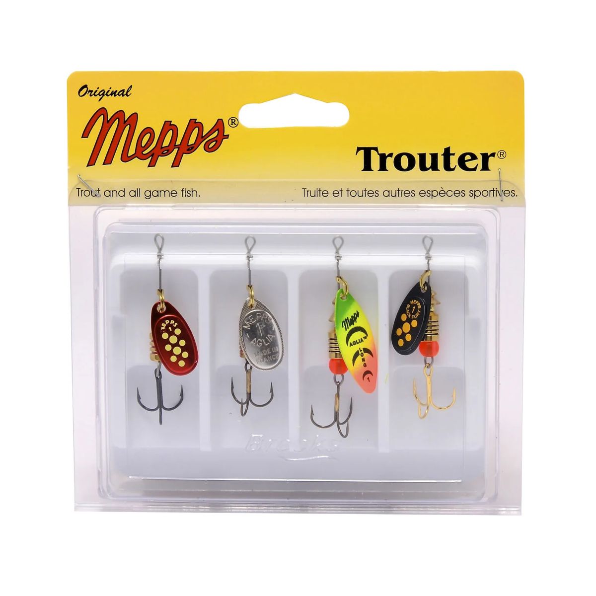 Mepps - Set of 4 Assorted Trout Spoons