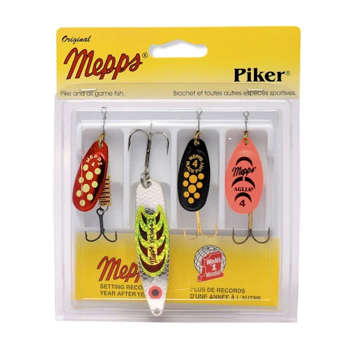 Mepps - Set of 4 Assorted Pike Spoons