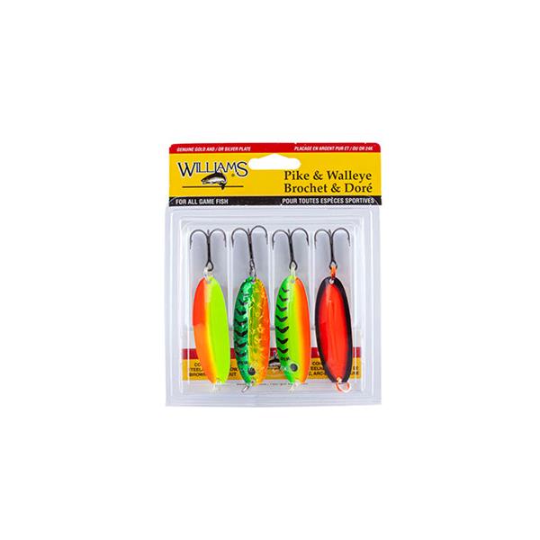 4-PW2 Pike & Walleye 4-Pack - Williams