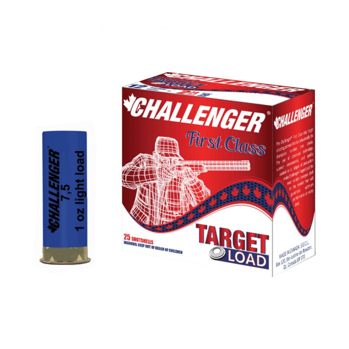 Challenger - Target Light Load 12 GA 2 ¾" #8