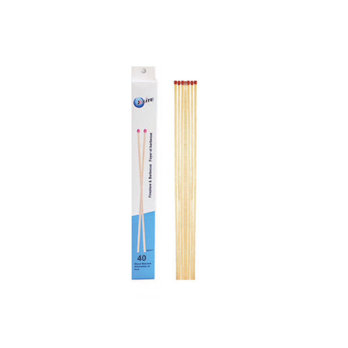 X Lite - Wood Fireplace and BBQ Matches - 28cm
