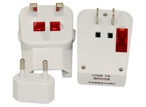 North 49 - Universal Travel Adapter With USB