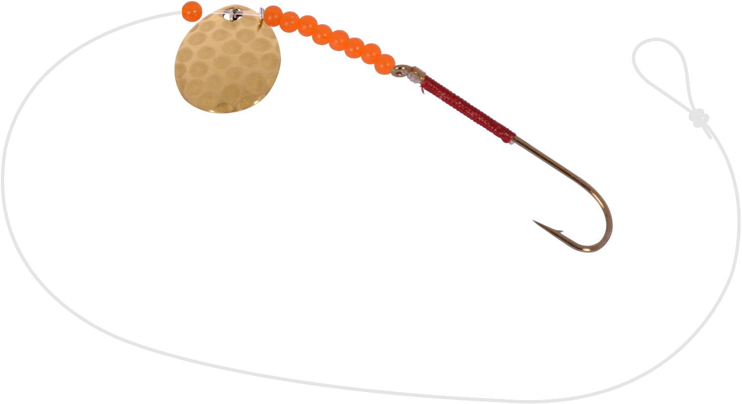 Etic - 1 1/2" Colorado Hammered Single Bob-it Spinner