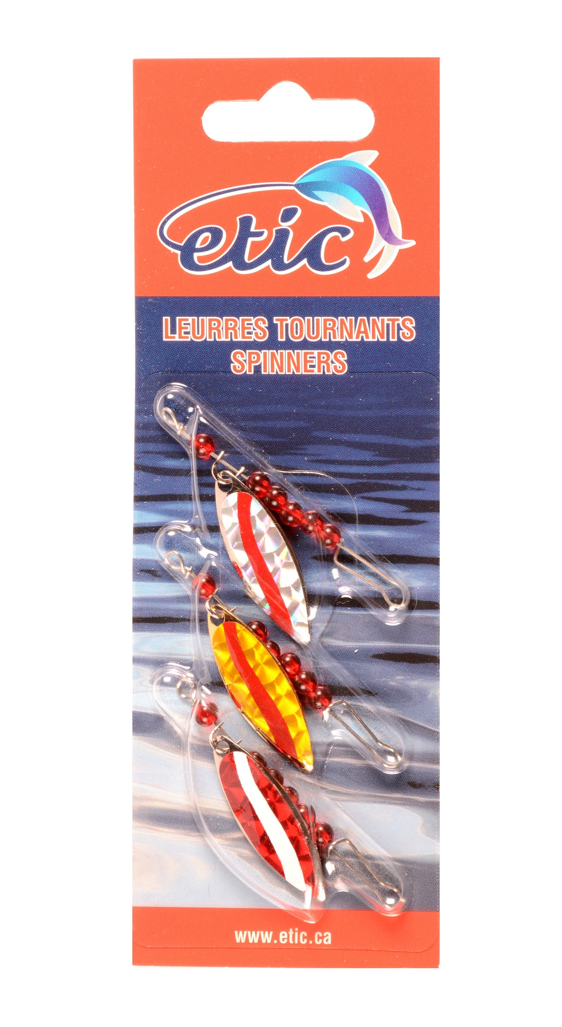 Etic - Assorted Willow Leaf Spinners with Reflectolite 5211X